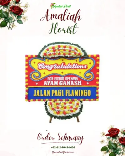 Bunga Papan Congratulation di Gondoruso